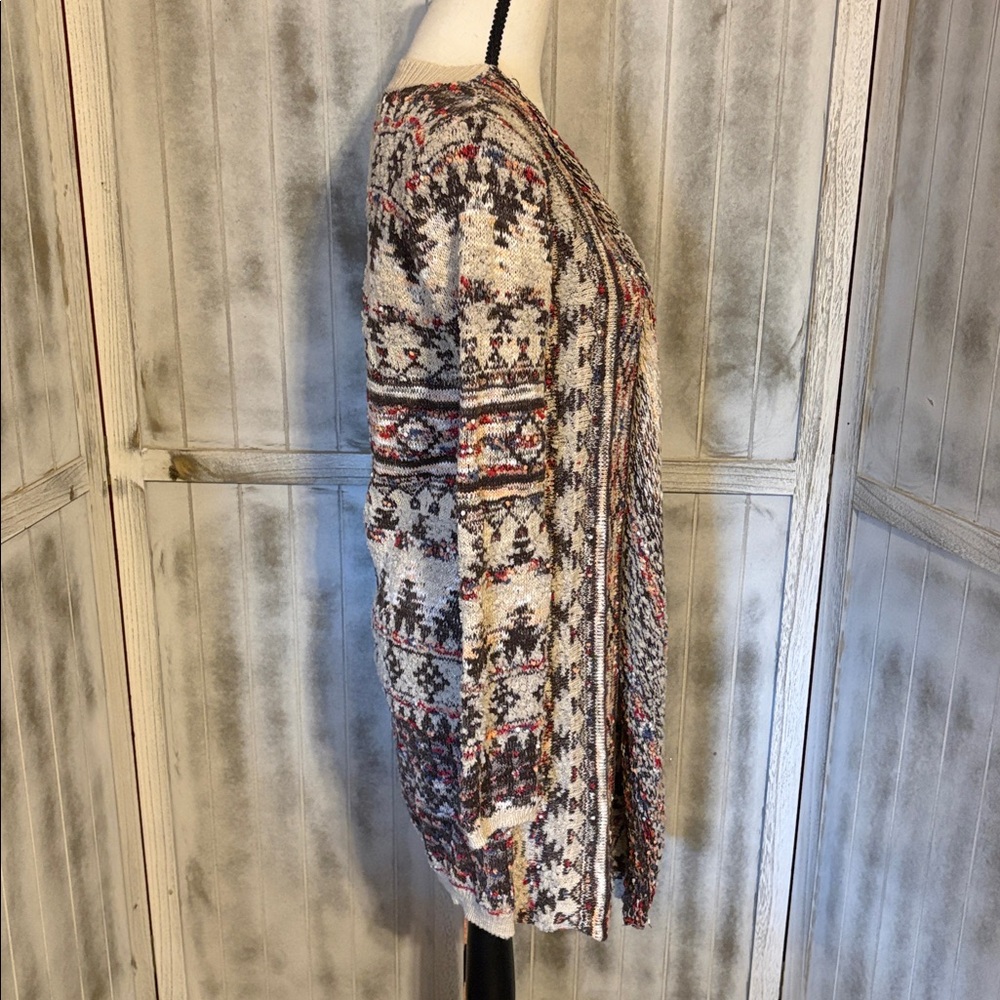 American Rag Multicolor Patterned Cardigan - Picture 2 of 4